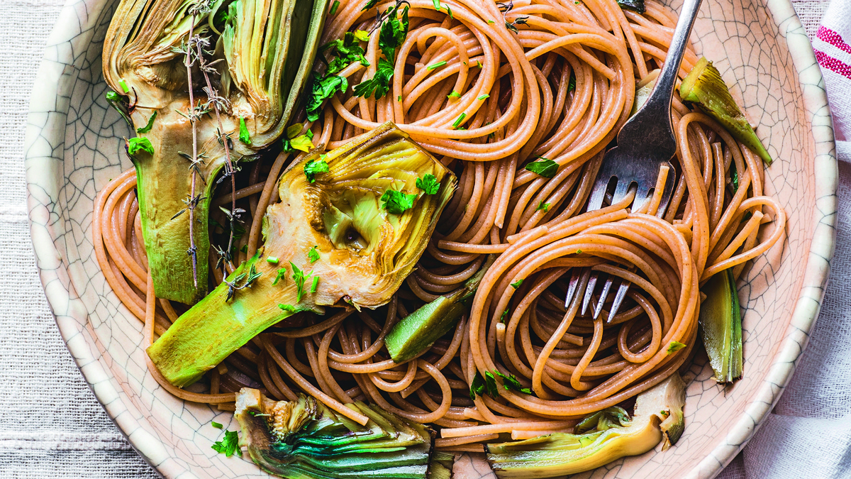 Enginarlı Tam Buğday Spagetti
