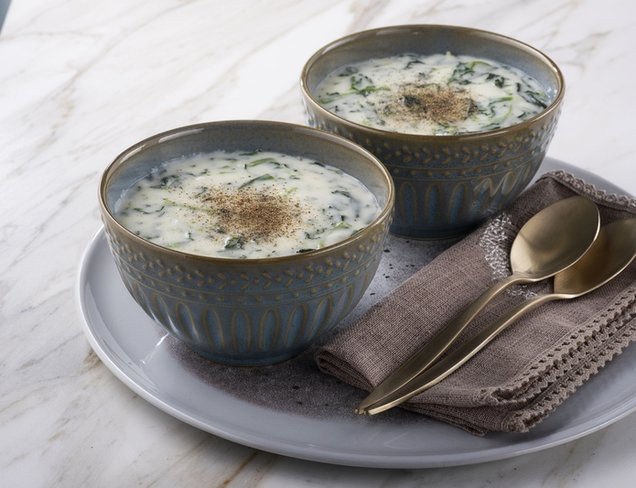 Sütlü Ispanak Çorbası