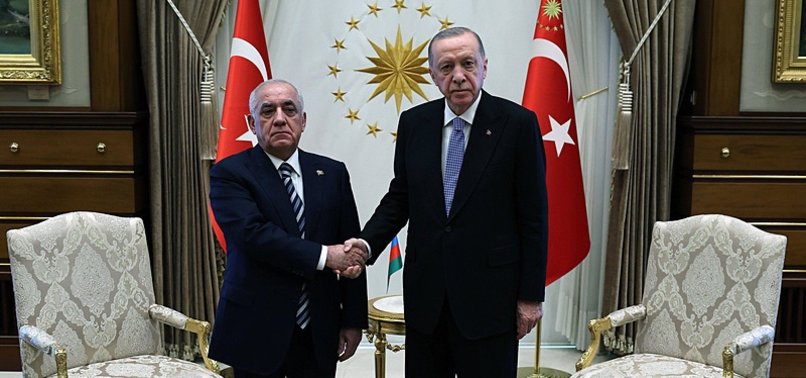 TURKISH PRESIDENT, AZERBAIJANI PREMIER DISCUSS GAZA, CURRENT REGIONAL SITUATION