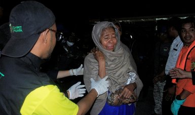 Ferry fire in eastern Indonesia kills 14