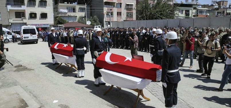 2 TURKISH POLICE OFFICERS MARTYRED IN PKK TERROR ATTACK