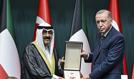 Kuwaiti emir thanks Turkish president after state visit