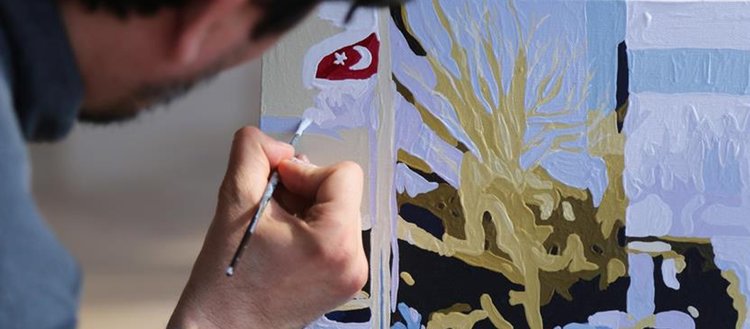 Balkan ressamlarının fırçalarından Edirne resmediliyor