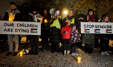 Dutch mothers in Netherlands march for killed children in Gaza Strip