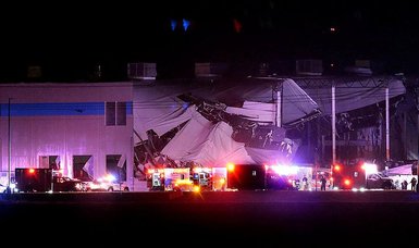 Many people trapped after roof collapse at Amazon warehouse near St. Louis