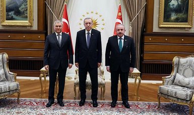 Erdoğan receives Duma speaker Volodin to hold closed-door meeting in capital Ankara