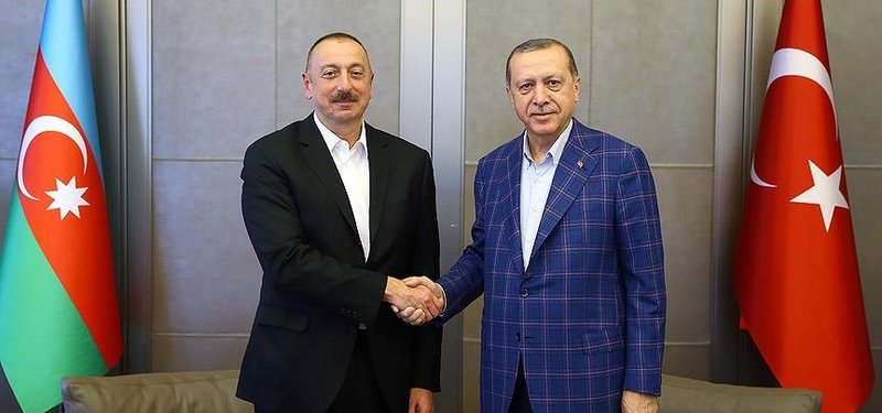 Turkish president discusses bilateral ties, regional issues with Azerbaijani, Kazakh counterparts