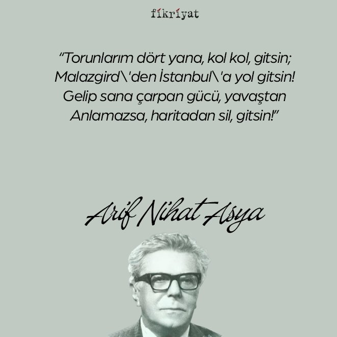 Arif Nihat Asya kimdir?