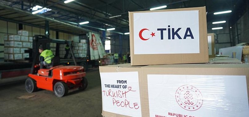 TURKISH AID AGENCY TIKA CONTINUES FOOD AID TO WAR-TORN GAZA STRIP