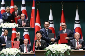 Türkiye ile Güney Kore arasında 3 anlaşma imzalandı