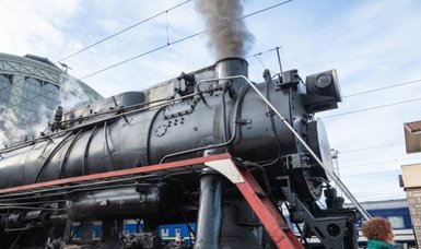 Retro train trip in shadow of war in Ukraine's Lviv
