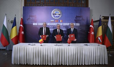 Türkiye, Bulgaria, Romania sign deal to combat mine threat in Black Sea