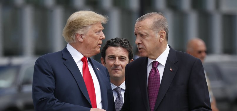 ERDOĞAN, TRUMP DISCUSS BILATERAL ISSUES, SITUATION IN LIBYA, SYRIA IN PHONE CALL