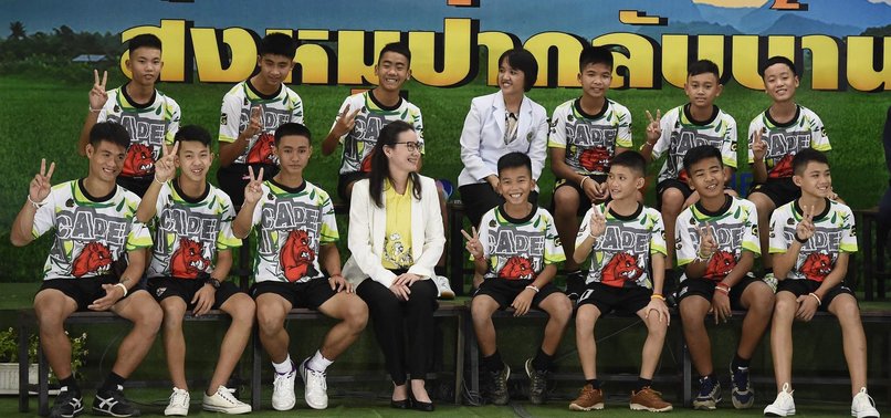 THAI CAVE BOYS SPEAK OF MIRACLE RESCUE AFTER HOSPITAL DISCHARGE