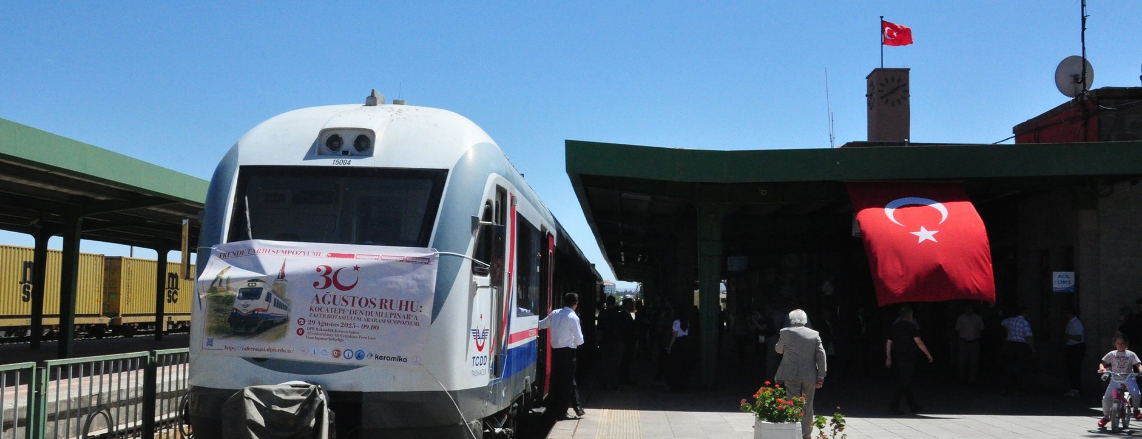 Afyonkarahisar’dan Dumlupınar’a tren yolculuğunda Büyük Zafer anlatıldı