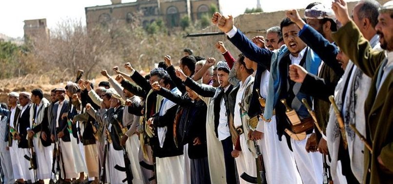 SAUDI-LED COALITION DISPLAYS YEMENI ARMS ALLEGEDLY FROM IRAN