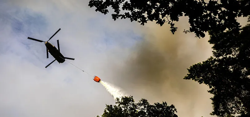 LARGE WILDFIRE IN EASTERN NETHERLANDS STILL NOT UNDER CONTROL