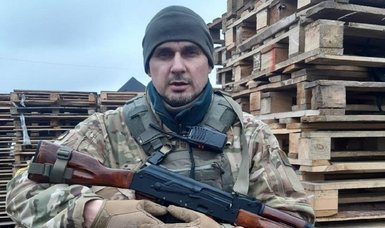 Ukrainian filmmaker Oleh Sentsov gets injured on front line