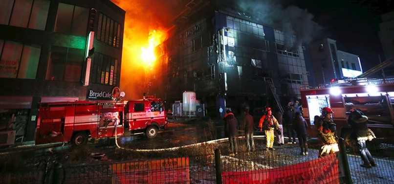 FIRE IN SPORTS CENTER KILLS AT LEAST 28, INJURES 26 IN SOUTH KOREA