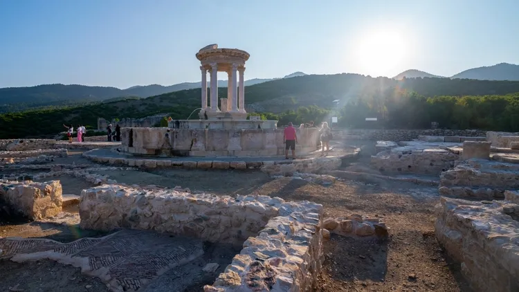 Kibyras restored ancient fountain offers unique architectural glimpse