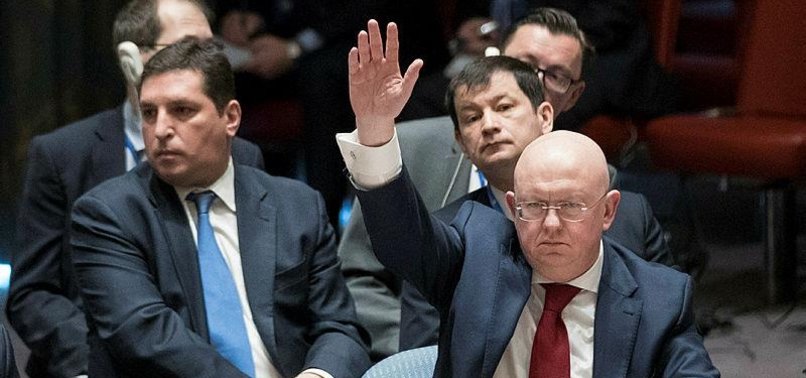 RUSSIA OPPOSES WESTERN RESOLUTION ON SYRIA AT UN