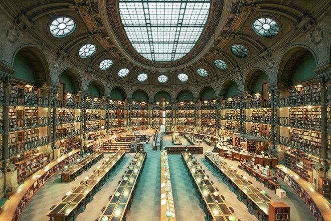 Bibliotheque / Paris Fransa