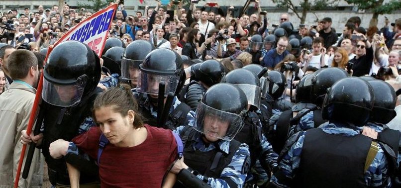 OVER 200 DETAINED IN RUSSIAN ANTI-CORRUPTION PROTESTS: NGO