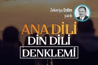 Ana dili, din dili denklemi