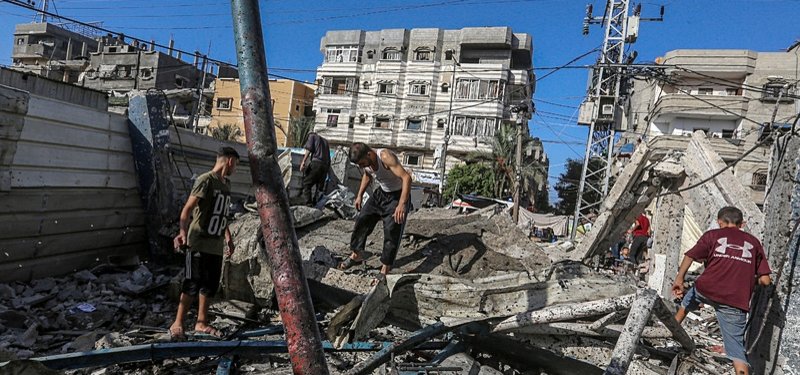 18 killed in Israeli attack on school sheltering displaced Palestinians in central Gaza