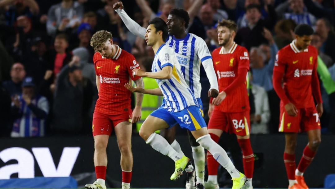 ŞAMPİYON LIVERPOOL BRIGHTON’A YENİLDİ