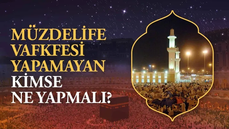 Müzdelife vakfesini yapamayan kimse ne yapmalıdır?