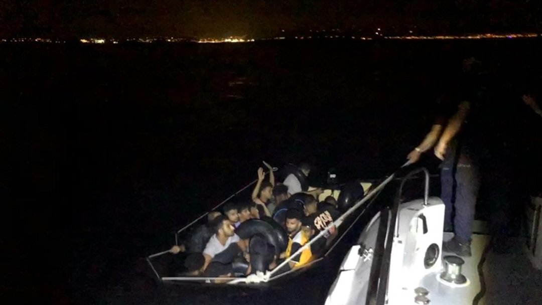 EGE’DE KAÇAK GÖÇMEN OPERASYONU