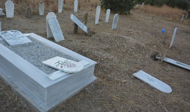 Turkish cemetery in Western Thrace targeted by unidentified people