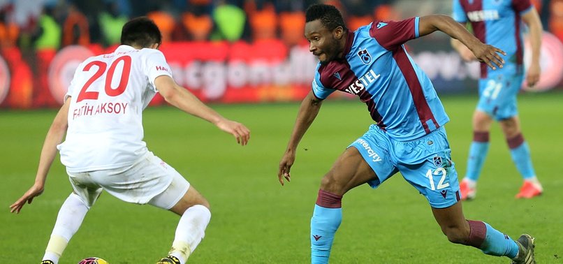 TRABZONSPOR BEAT SIVASSPOR TO TOP FOOTBALL LEAGUE TABLE