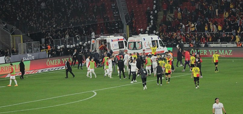 TURKISH FEDERATION CONDEMNS ASSAULT ON GOALKEEPER BY FAN