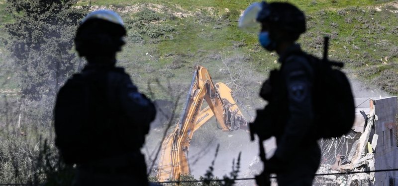 Israeli forces demolish Palestinian homes, arrest dozens in West Bank