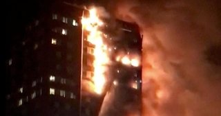 Londra’da 27 katlı binada yangın