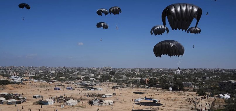 NETHERLANDS BEGINS GAZA AID AIRDROPS