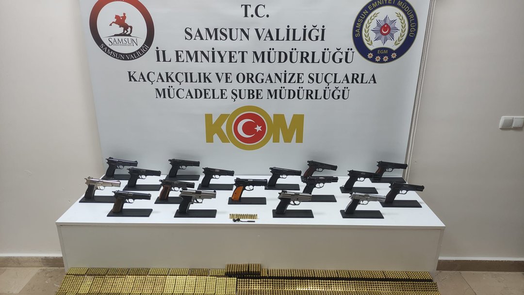 SAMSUN’DA SİLAH KAÇAKÇILARINA OPERASYON