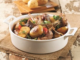 Fırında Taze Patatesli Pirzola