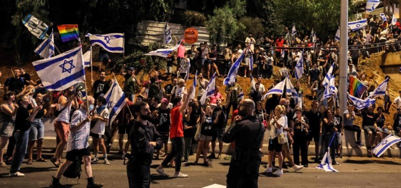 ANTI-GOVT PROTESTS REIGNITE IN ISRAEL AS NETANYAHU PUSHES NEW JUSTICE BILL
