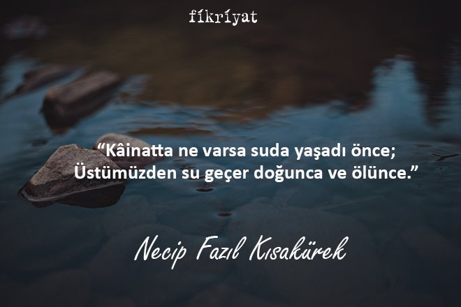 Türk şiirinde su imgesi