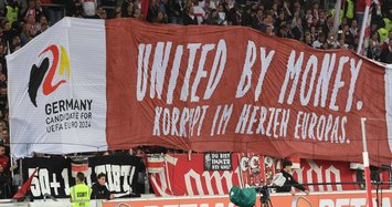 Stuttgart fans protest German FA bid to host Euro 2024