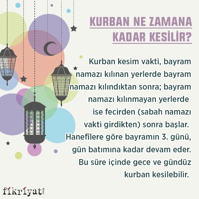 Kurban ne zaman kesilir?