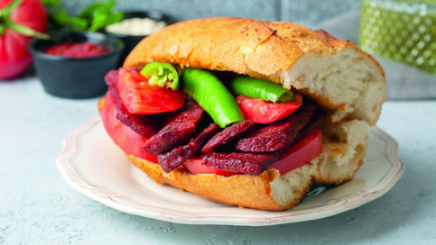 Barbeküde Sucuk Ekmek