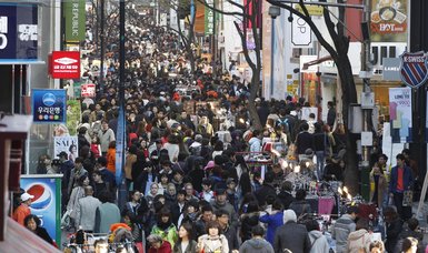 South Korean population falls for 3rd year in a row