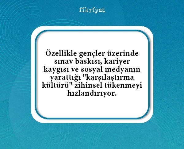 Depresyon mu, Tükenmişlik mi?