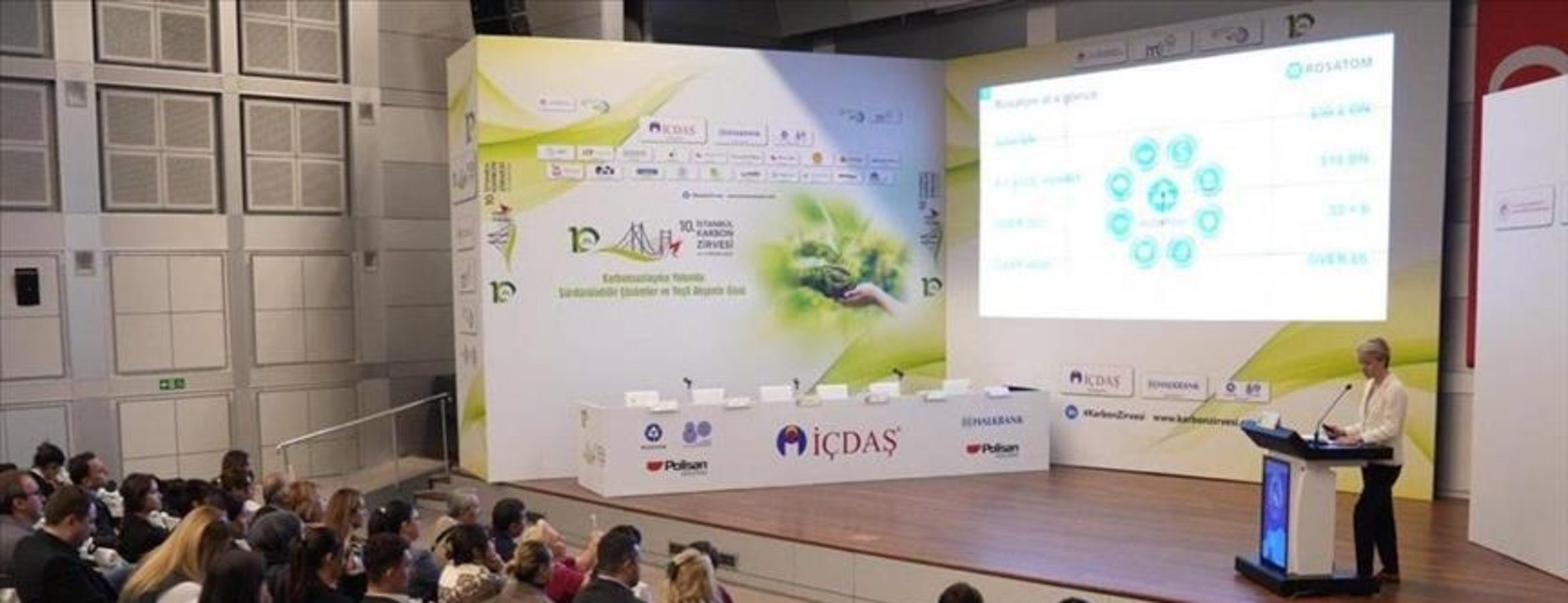 Rosatom, 10. Karbon Zirvesi kapsamında yeşil dönüşümde nükleer enerjinin önemini anlattı