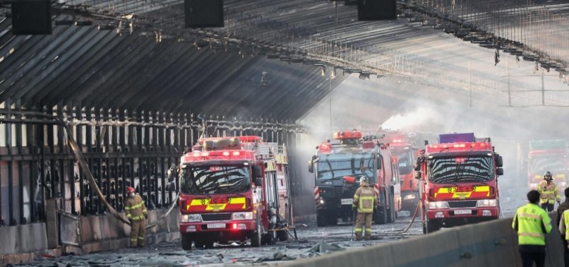 FIVE DEAD IN SOUTH KOREA ROAD TUNNEL FIRE
