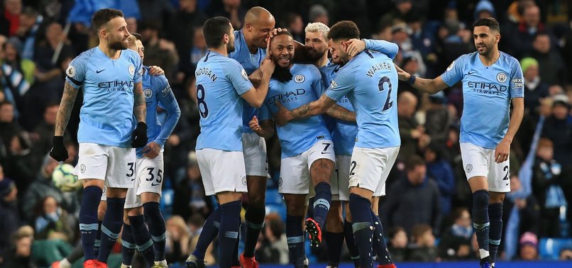 STERLING HAT-TRICK SENDS MAN CITY FOUR CLEAR OF LIVERPOOL
